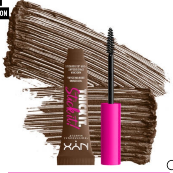 NYX (2)BRUNETTE EYEBROW THICK IT STICK IT & EPIC WEAR LINER STICK ALL TIME OLIVE - Picture 2 of 8